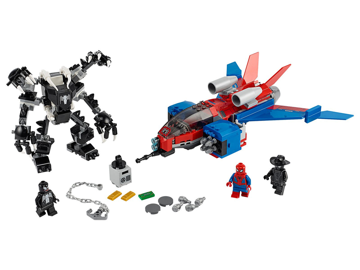 76150 Spiderjet vs. Venom Mech (Used) LEGO Super Heroes product image 1, provided for visual reference and product detail