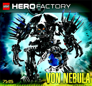7145 Von Nebula (Used) LEGO HERO Factory product image 2, provided for visual reference and product detail review