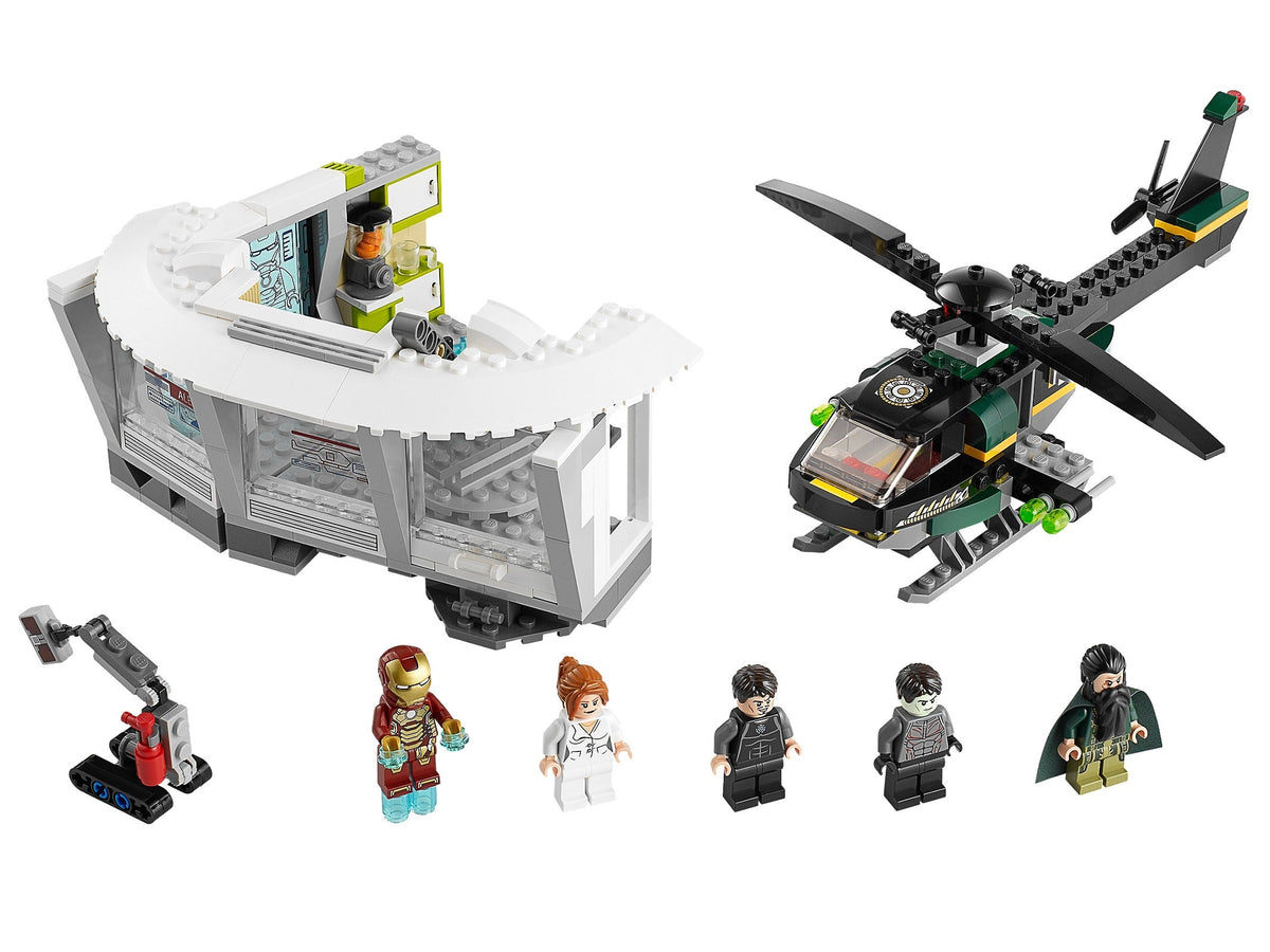76007 Iron Man: Malibu Mansion Attack (Certified) LEGO Super Heroes product image 1, provided for visual reference and