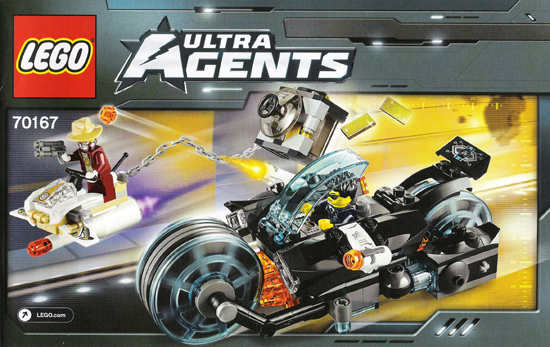 70167 Invizable Gold Getaway (Certified) LEGO Ultra Agents product image 2, provided for visual reference and product detail