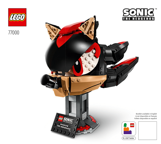 77000 Shadow the Hedgehog (Certified) LEGO Sonic product image 2, provided for visual reference and product detail review