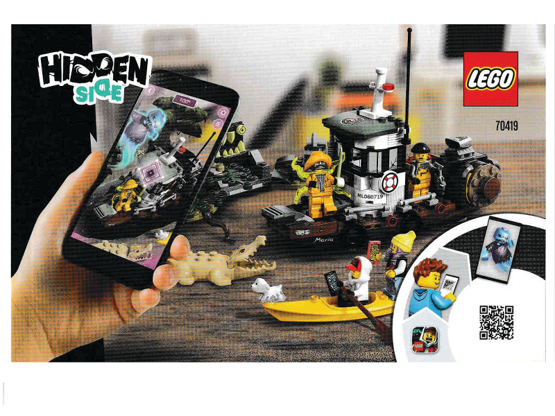 70419 Wrecked Shrimp Boat (Certified) LEGO Hidden Side product image 2, provided for visual reference and product detail