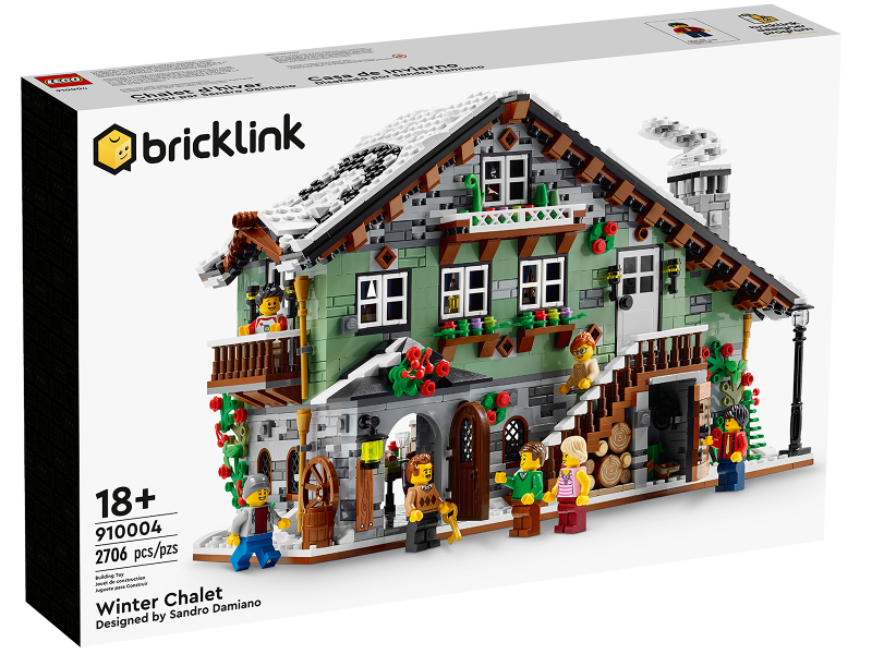 910004 Winter Chalet (Retired) LEGO BrickLink product image 1, provided for visual reference and product detail review