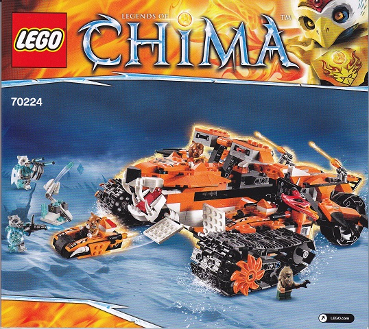 70224 Tiger's Mobile Command (Used) LEGO Legends of Chima product image 2, provided for visual reference and product detail