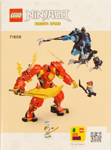 71808 Kai's Fire Mech (Certified) LEGO Ninjago product image 2, provided for visual reference and product detail review