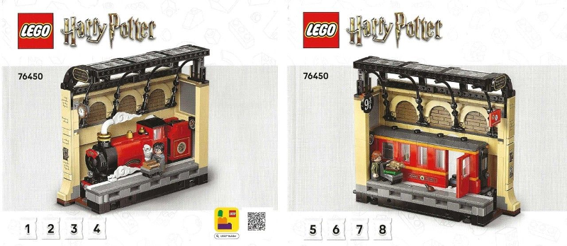 76450 Book Nook: Hogwarts Express (Used) LEGO Harry Potter product image 2, provided for visual reference and product detail