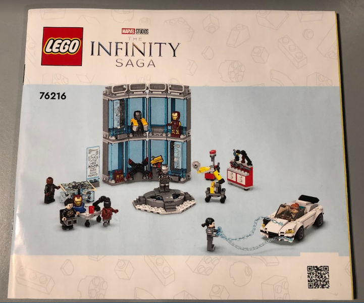 76216 Iron Man Armory (Used) LEGO Super Heroes product image 2, provided for visual reference and product detail review