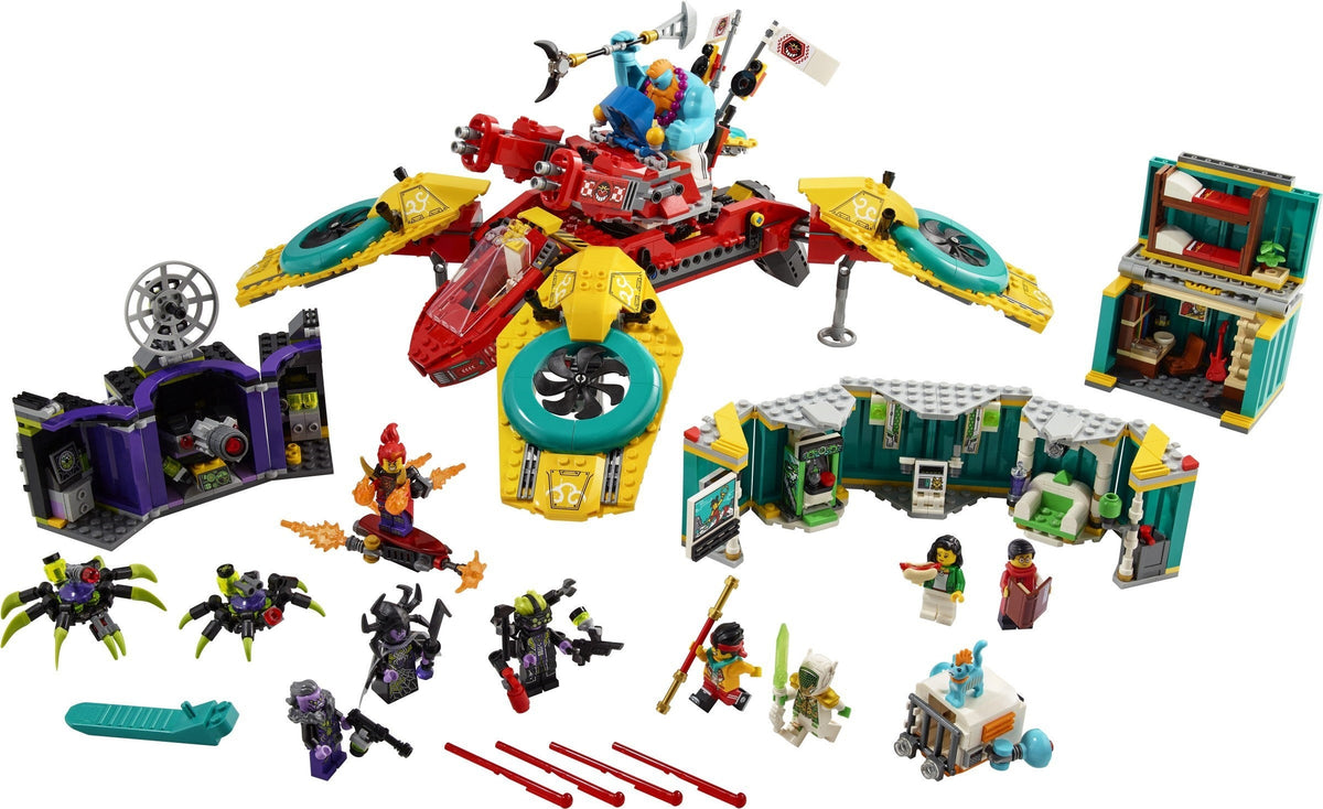 80023 Monkie Kid's Team Dronecopter (Certified) LEGO Monkie Kid product image 1, provided for visual reference and product