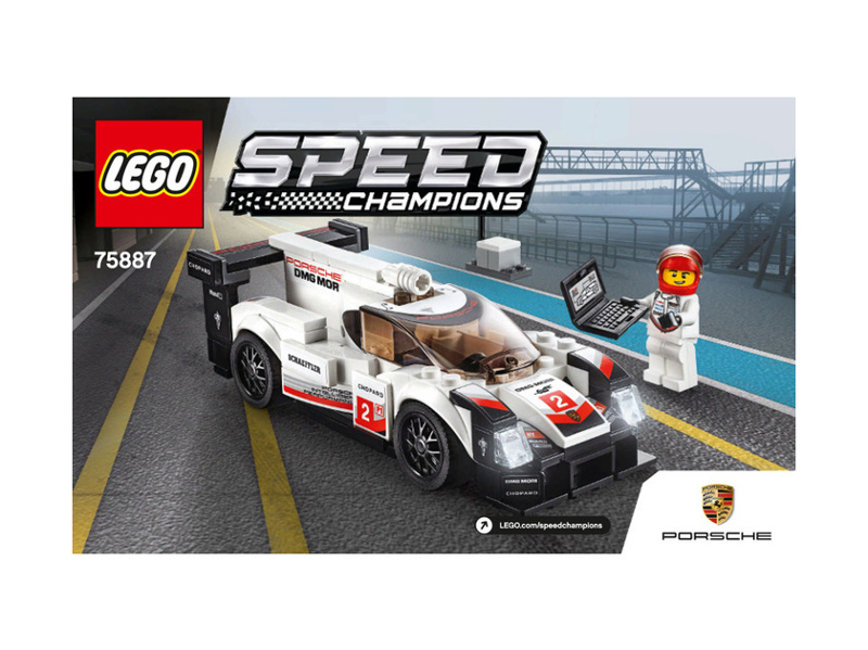 75887 Porsche 919 Hybrid (Certified) LEGO Speed Champions product image 2, provided for visual reference and product detail