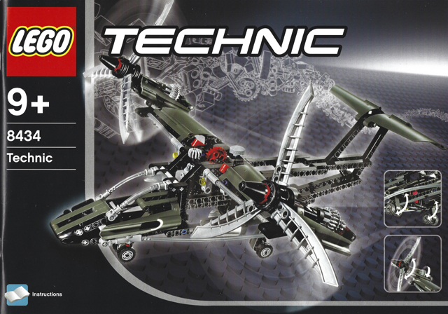 8434 Aircraft (Certified) LEGO TECHNIC product image 2, provided for visual reference and product detail review