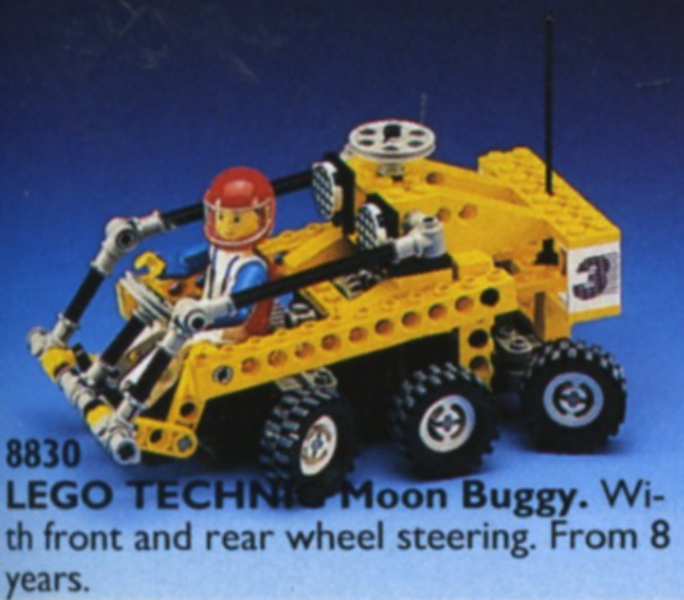 8830 Rally 6-Wheeler (Moon Buggy) (Certified) LEGO TECHNIC product image 1, provided for visual reference and product detail