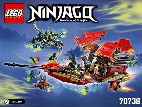 70738 Final Flight of Destiny's Bounty (Certified) LEGO Ninjago product image 2, provided for visual reference and product