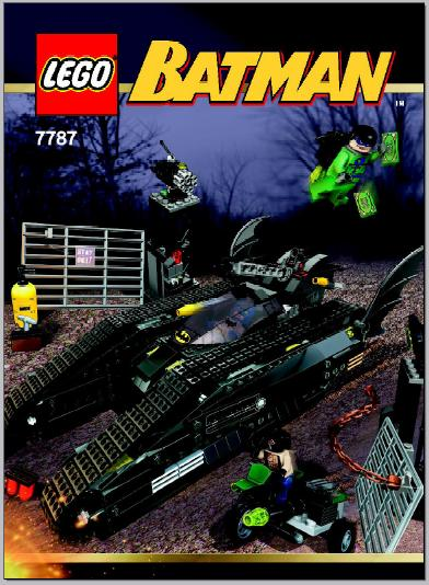7787 The Bat-Tank: The Riddler and Bane's Hideout (Certified) LEGO Super Heroes product image 2, provided for visual