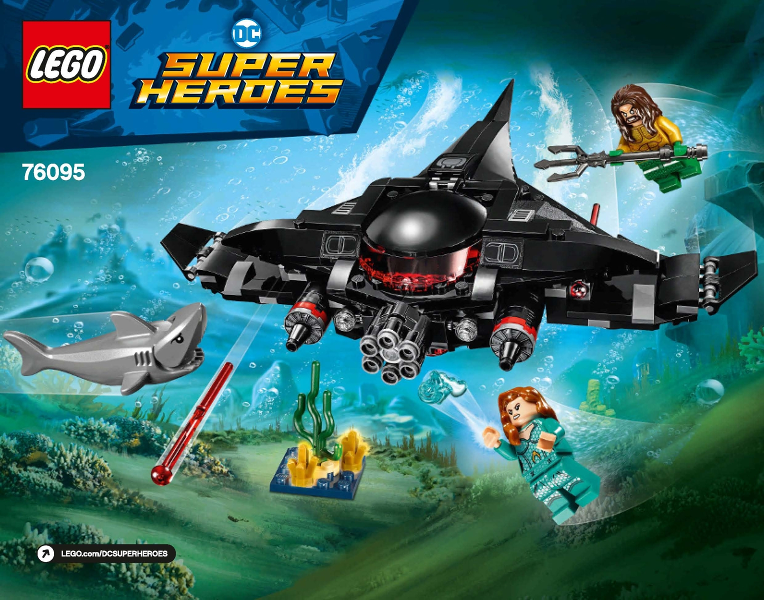 76095 Black Manta Strike (Used) LEGO Super Heroes product image 2, provided for visual reference and product detail review