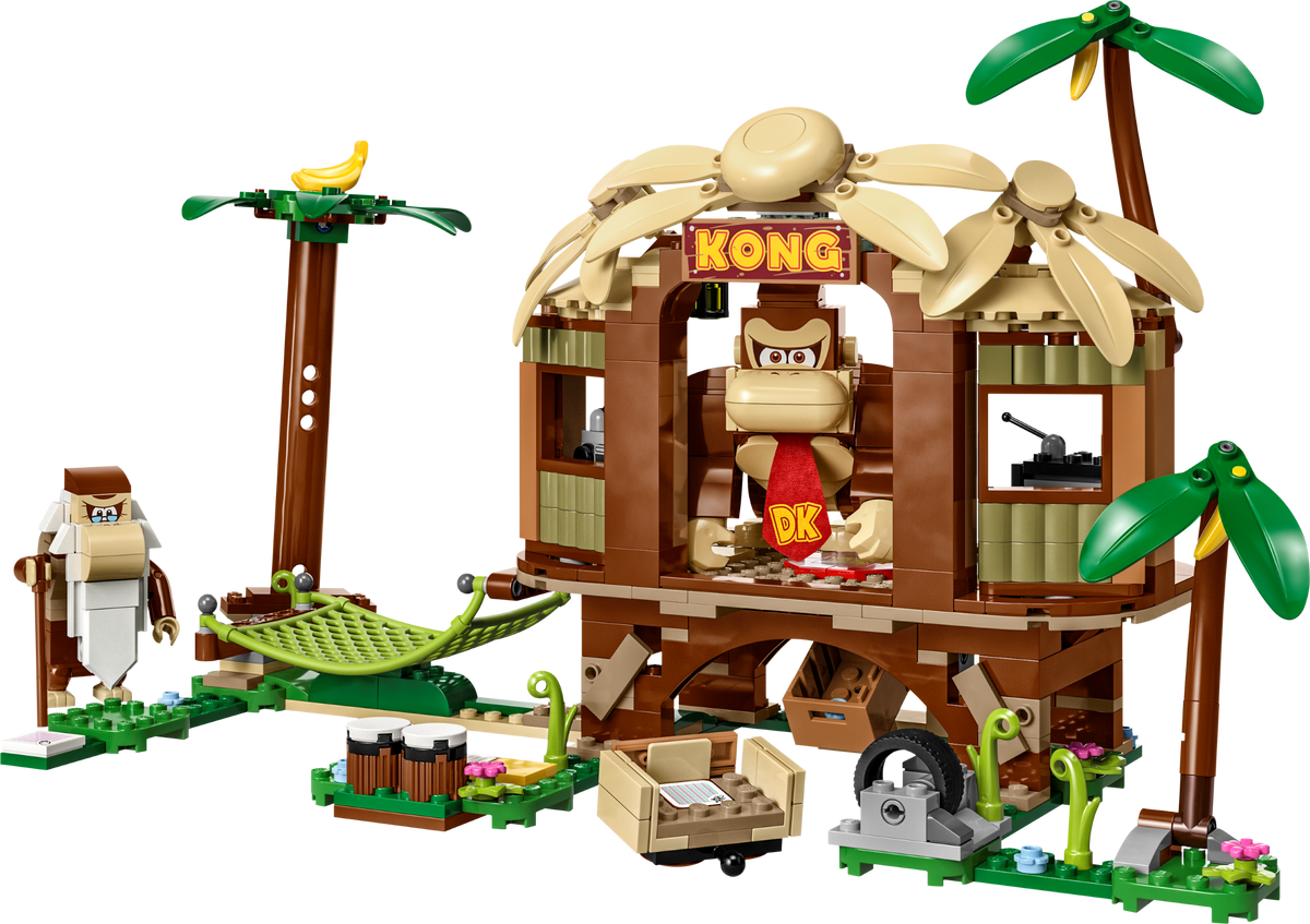 71424 Donkey Kong's Tree House (Used) LEGO Super Mario product image 1, provided for visual reference and product detail