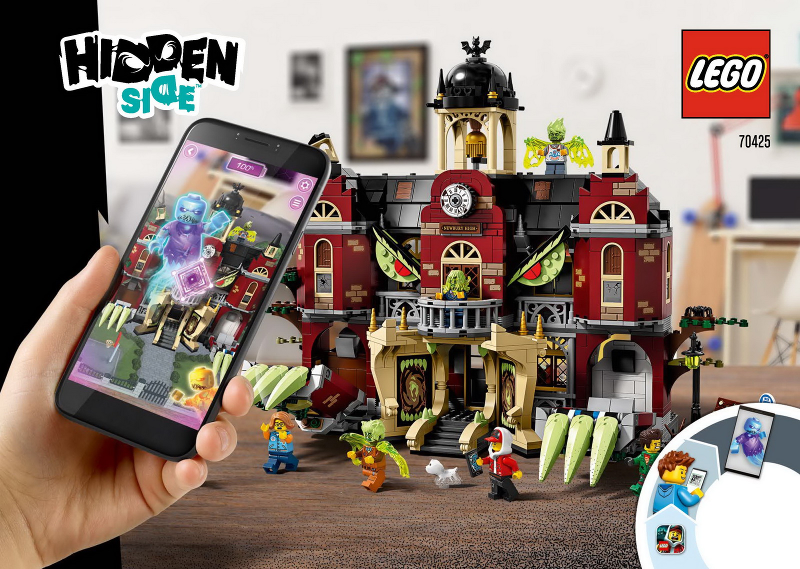 70425 Newbury Haunted High School (Used) LEGO Hidden Side product image 2, provided for visual reference and product detail