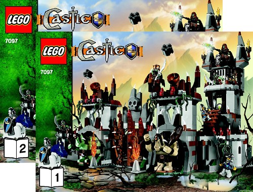 7097 Trolls' Mountain Fortress (Used) LEGO Castle product image 2, provided for visual reference and product detail review