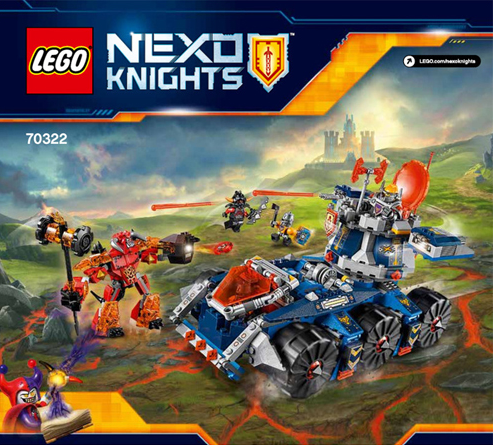 70322 Axl's Tower Carrier (Certified) LEGO Nexo Knights product image 2, provided for visual reference and product detail