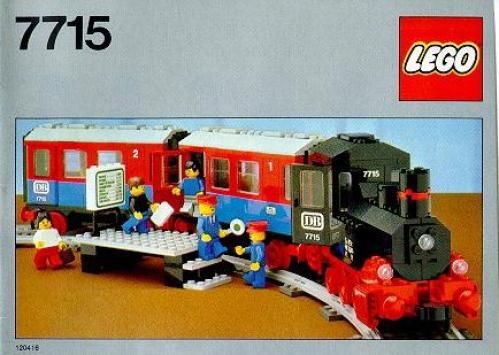 7715 Push-Along Passenger Steam Train (Used) LEGO Trains product image 2, provided for visual reference and product detail