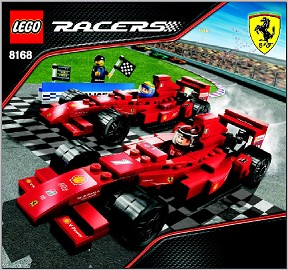 8168 Ferrari Victory (Used) LEGO Racers product image 2, provided for visual reference and product detail review