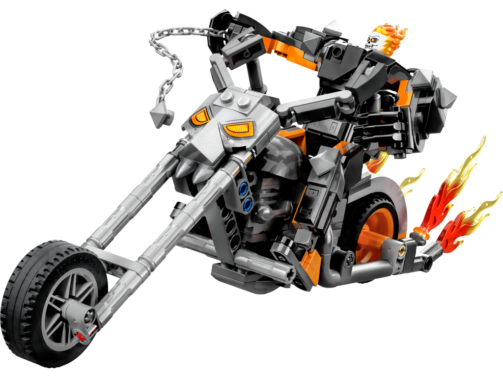 76245 Ghost Rider Mech & Bike (Used) LEGO Super Heroes product image 1, provided for visual reference and product detail