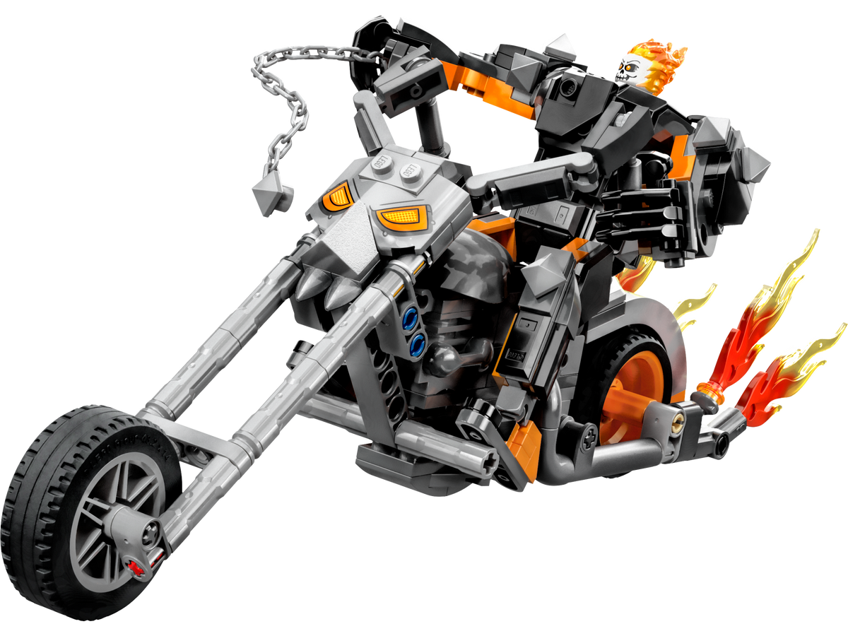 76245 Ghost Rider Mech & Bike (Used) LEGO Super Heroes product image 1, provided for visual reference and product detail