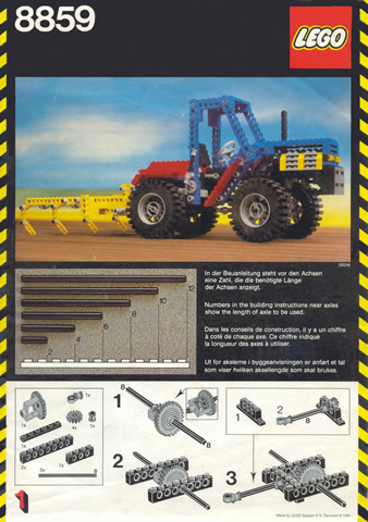8859 Tractor (Certified) LEGO TECHNIC product image 2, provided for visual reference and product detail review