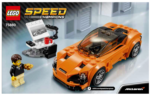 75880 McLaren 720S (Used) LEGO Speed Champions product image 2, provided for visual reference and product detail review