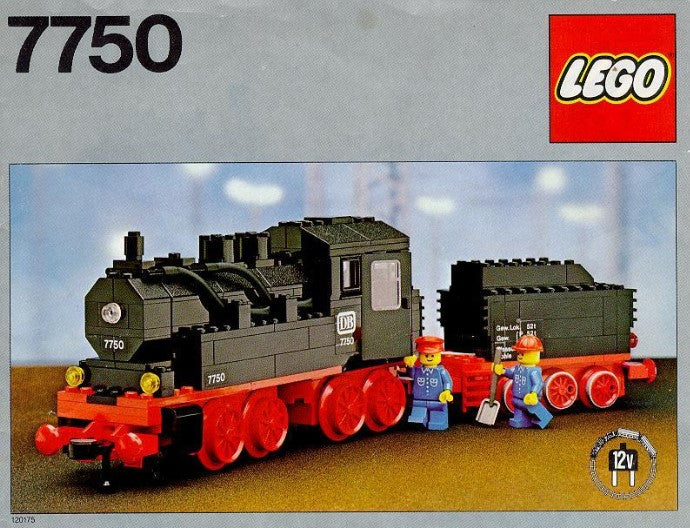7750 Steam Engine with Tender (Used) LEGO Trains product image 1, provided for visual reference and product detail review