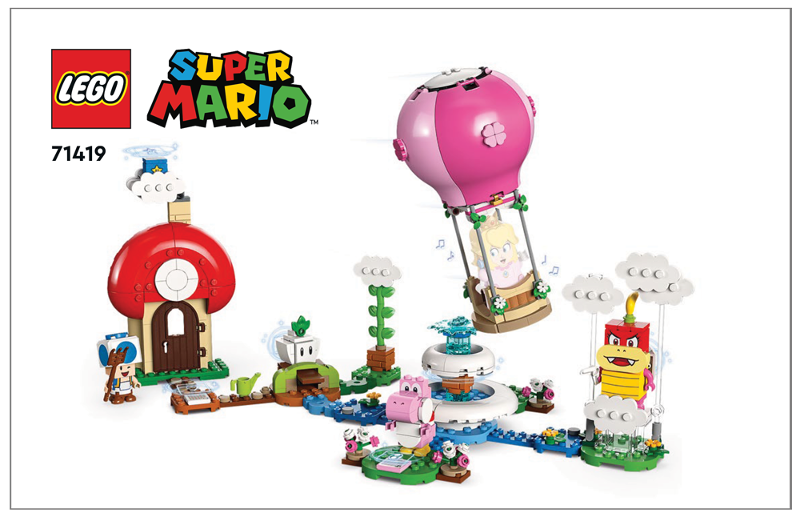 71419 Peach's Garden Balloon Ride - Expansion Set (Used) LEGO Super Mario product image 2, provided for visual reference and