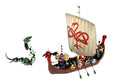 7018 Viking Ship challenges the Midgard Serpent (Used) LEGO Vikings product image 1, provided for visual reference and
