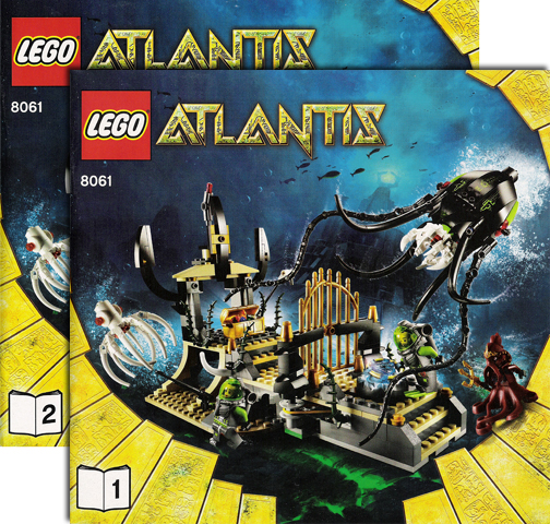8061 Gateway of the Squid (Certified) LEGO Atlantis product image 2, provided for visual reference and product detail review