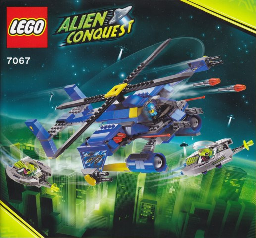 7067 Jet-Copter Encounter (Certified) LEGO Space product image 2, provided for visual reference and product detail review