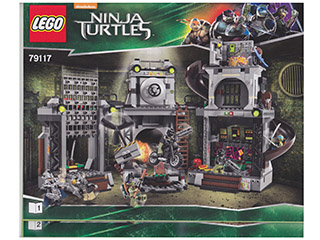 79117 Turtle Lair Invasion (Used) LEGO Teenage Mutant Ninja Turtles product image 2, provided for visual reference and