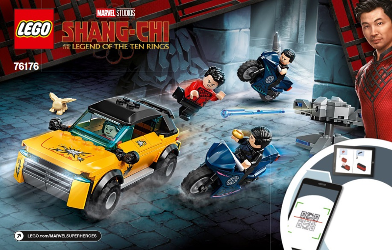 76176 Escape from The Ten Rings (Used) LEGO Super Heroes product image 2, provided for visual reference and product detail
