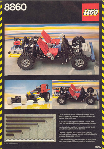 8860 Car Chassis (Certified) LEGO TECHNIC product image 2, provided for visual reference and product detail review