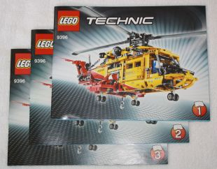 9396 Helicopter (Used) LEGO TECHNIC product image 2, provided for visual reference and product detail review