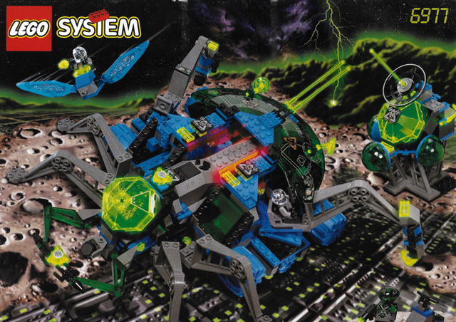 6977 Arachnoid Star Base / Arachno Base (Used) LEGO Space