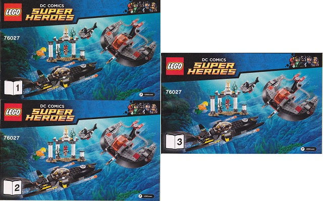 76027 Black Manta Deep Sea Strike (Used) LEGO Super Heroes product image 2, provided for visual reference and product detail