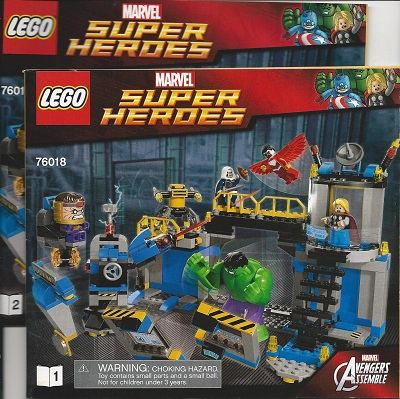 76018 Avengers: Hulk Lab Smash (Certified) LEGO Super Heroes product image 2, provided for visual reference and product