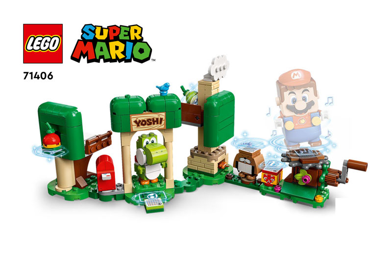 71406 Yoshi's Gift House - Expansion Set (Used) LEGO Super Mario product image 2, provided for visual reference and product