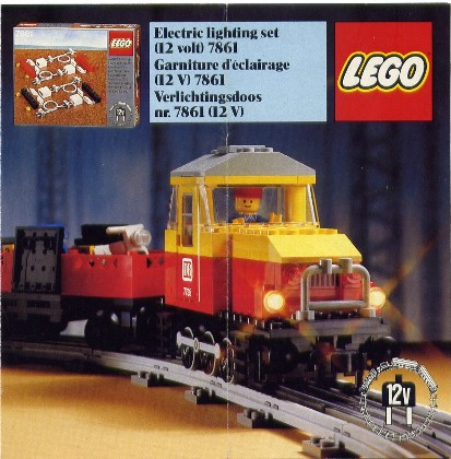 7861 Lighting Set Electric 12V (Used) LEGO Trains product image 1, provided for visual reference and product detail review