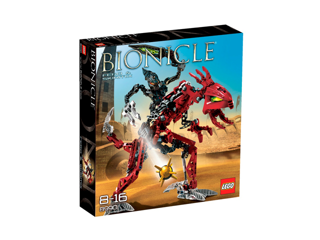 8990 Fero & Skirmix (Retired) LEGO BIONICLE product image 1, provided for visual reference and product detail review