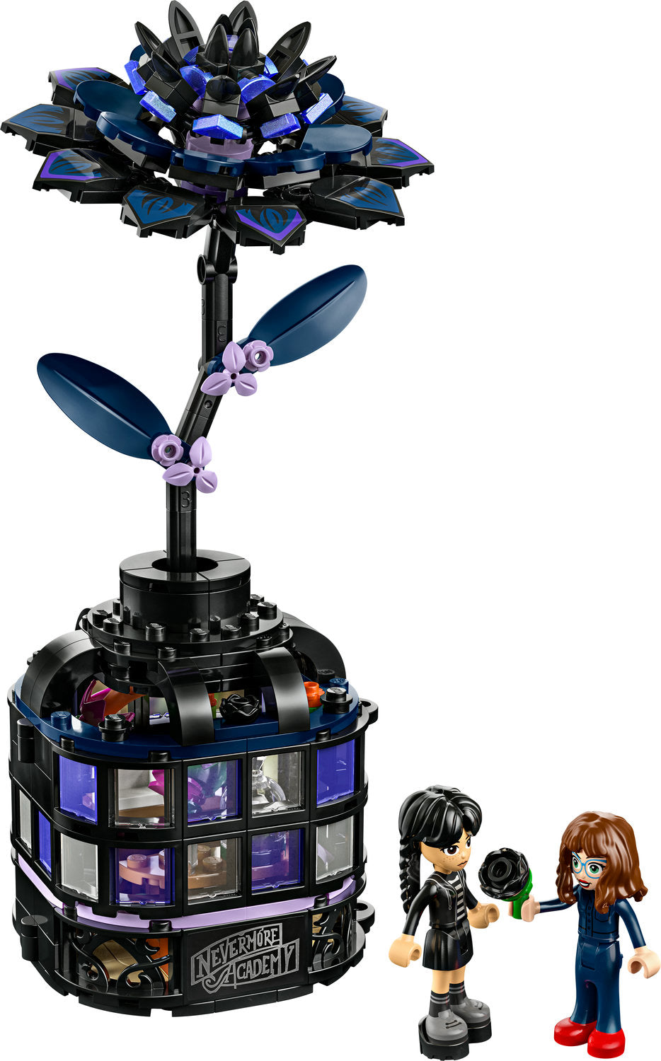 76784 Black Dahlia Flower (Certified) LEGO Wednesday product image 1, provided for visual reference and product detail review