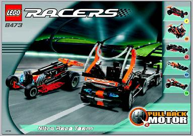 8473 Nitro Race Team (Certified) LEGO Racers product image 2, provided for visual reference and product detail review