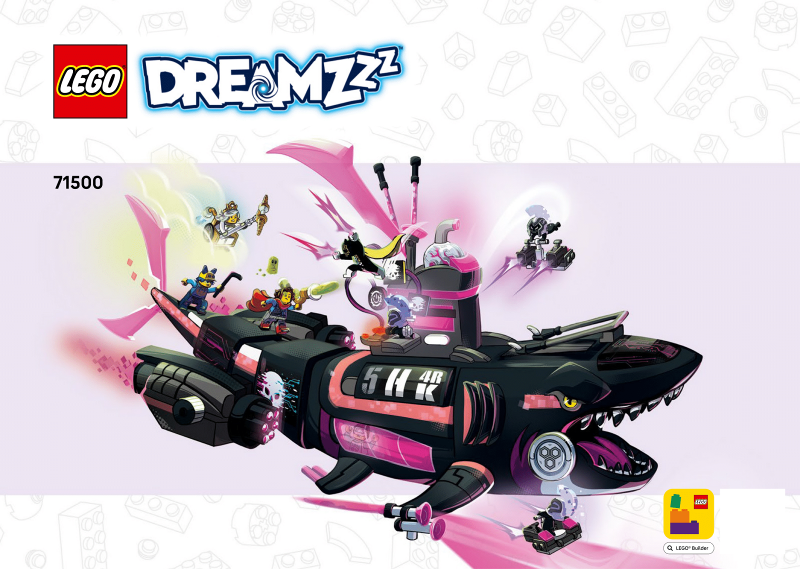 71500 Nightmare Shark Submarine (Certified) LEGO Dreamzzz product image 2, provided for visual reference and product detail