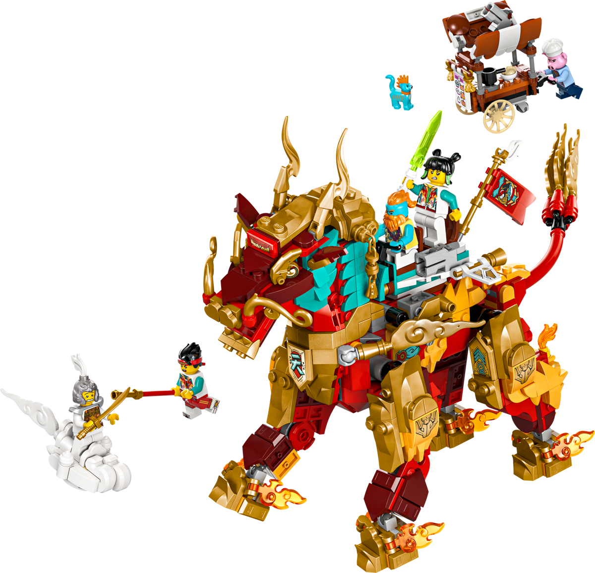 80066 Mythical Creature Qilin (Used) LEGO Monkie Kid product image 1, provided for visual reference and product detail review