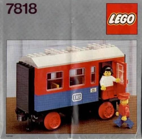 7818 Passenger Carriage (Used) LEGO Trains product image 1, provided for visual reference and product detail review