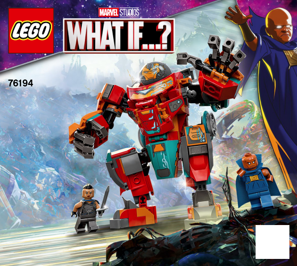 76194 Tony Stark's Sakaarian Iron Man (Certified) LEGO Super Heroes product image 2, provided for visual reference and