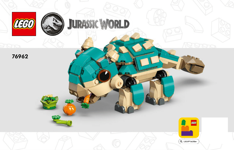 76962 Baby Bumpy: Ankylosaurus (Used) LEGO Jurassic World product image 2, provided for visual reference and product detail